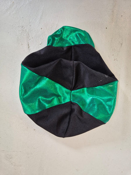 2nd Hand Hat Cover/ Green & Black