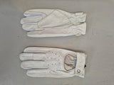 2nd Hand Horze leather gloves/ white/ size 9