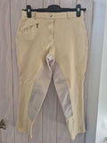 2nd Hand Caldene Breeches/ 38/ Cream